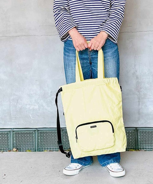 ROOTOTE（ルートート）の「ルートート / SN.セオルーdelta.パッカブル-B（バックパック/リュック・レディース・ブラック/グリーン/コーラルピンク/クリーム/グレー・FREE）」の20枚目の写真