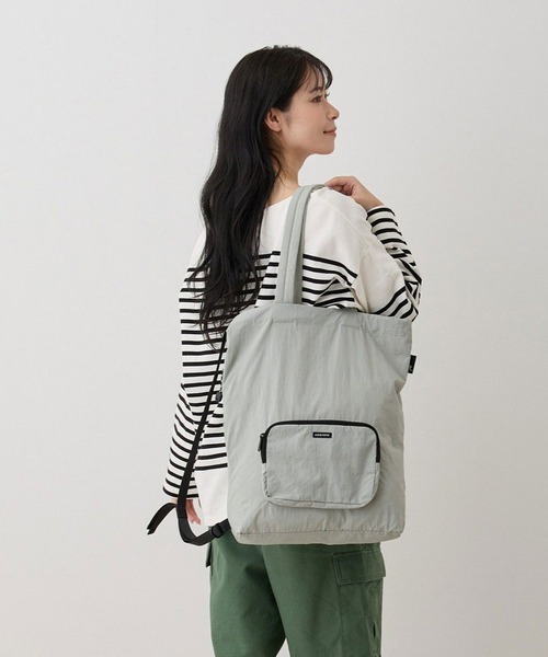 ROOTOTE（ルートート）の「ルートート / SN.セオルーdelta.パッカブル-B（バックパック/リュック・レディース・ブラック/グリーン/コーラルピンク/クリーム/グレー・FREE）」の10枚目の写真