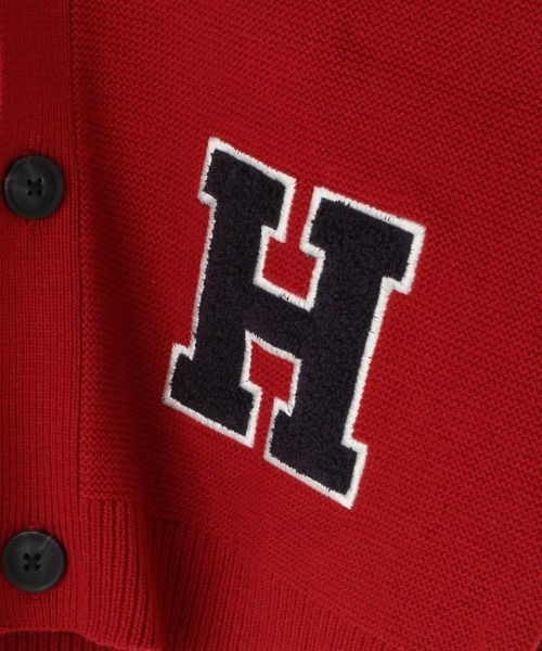 LOWRYS FARM（ローリーズファーム）の「レタードカーディガン　143655（カーディガン/ボレロ・キッズ・ネイビー/グリーン/レッド・150cm/140cm/130cm/120cm/110cm）」の10枚目の写真