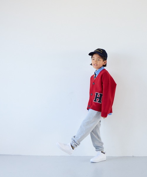 LOWRYS FARM（ローリーズファーム）の「レタードカーディガン　143655（カーディガン/ボレロ・キッズ・ネイビー/グリーン/レッド・150cm/140cm/130cm/120cm/110cm）」の20枚目の写真