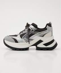 STACCATO モカシン 22.5cmシルバー グリッター ポインテッドトゥ SPT-TIN-8.0-20 スポットカッター コバルトハイス TiN