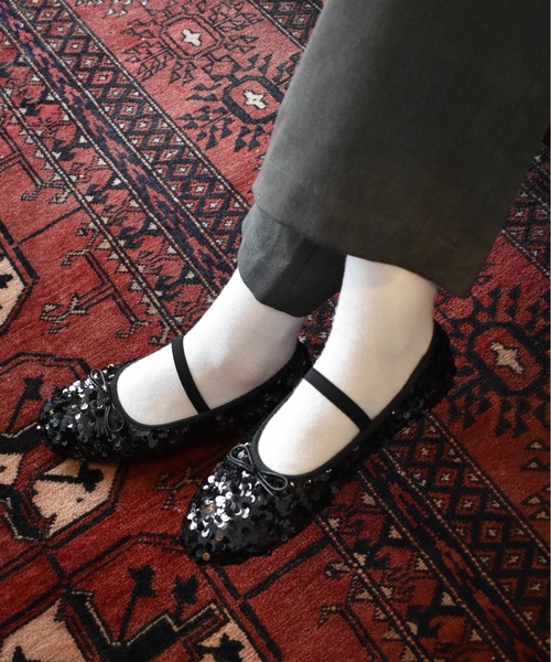 【セール】EVOL / スパンコールラウンドバレエ / IX5530（バレエシューズ）｜EVOL（イーボル）