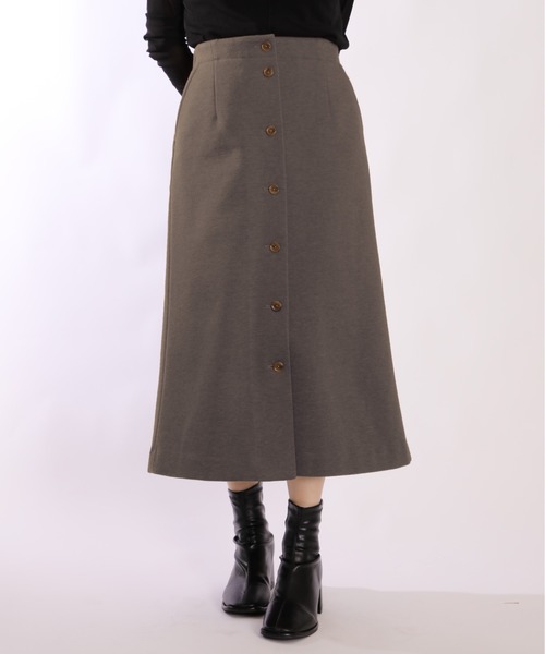 【セール】フロントボタンストレートスカート（スカート）｜1chaku.（イッチャク）
