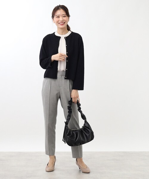 セール】ツイード風カーディガンジャケット（カーディガン/ボレロ