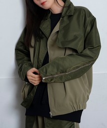 【Nora Lily】Bi-Color Riders Jacket(UNISEX)