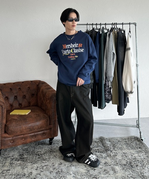 sedacle(セダクル)の「ウエスタンライクバック刺繍ペインターパンツ(デニムパンツ・メンズ・ブラック/ライトブルー・SMALL/MEDIUM/LARGE)」の14枚目の写真