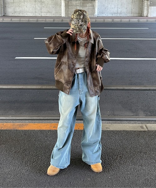 sedacle(セダクル)の「ウエスタンライクバック刺繍ペインターパンツ(デニムパンツ・メンズ・ブラック/ライトブルー・SMALL/MEDIUM/LARGE)」の18枚目の写真