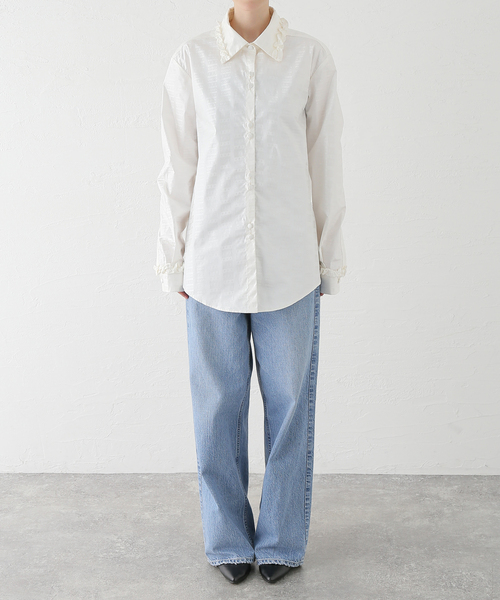 スーパーヤヤ SUPER YAYA CHEMISE PAPASH-FROOW- 0124 ブラウス 24050410000830 ホワイト サイズ：S JOURNAL STANDARD（ジャーナルスタンダード）の「【SUPER YAYA