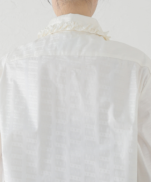スーパーヤヤ SUPER YAYA CHEMISE PAPASH-FROOW- 0124 ブラウス 24050410000830 ホワイト サイズ：S JOURNAL STANDARD（ジャーナルスタンダード）の「【SUPER YAYA