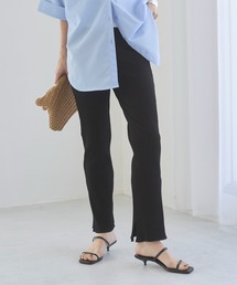 リブフレアレギンス スリットあり / スリットなし