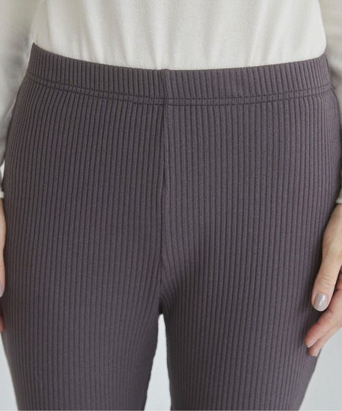 ANGIE（アンジー）の「リブフレアレギンス スリットあり / スリットなし（その他パンツ・レディース・グリーン系その他/ブラック/グレー系その他/カーキ/ブラック系その他/チャコールグレー・SMALL/MEDIUM）」の22枚目の写真