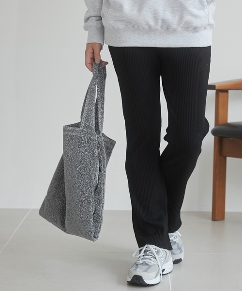 専用ページです セール】リブフレアレギンス スリットあり / スリットなし