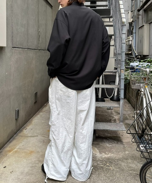 CIAOPANIC（チャオパニック）の「【ZOZO限定】チャイナオーバーシャツ（シャツ/ブラウス・メンズ・グレイッシュベージュ/ブラック/ダークブルー・XS/S/M/L/XL）」の17枚目の写真