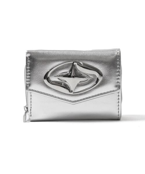 WEGO（ウィゴー）の「WEGO/BIGメタルパーツウォレット（財布・レディース・その他1/シルバー/ブラック/ブルー系その他/ブラック系その他・FREE）」の15枚目の写真