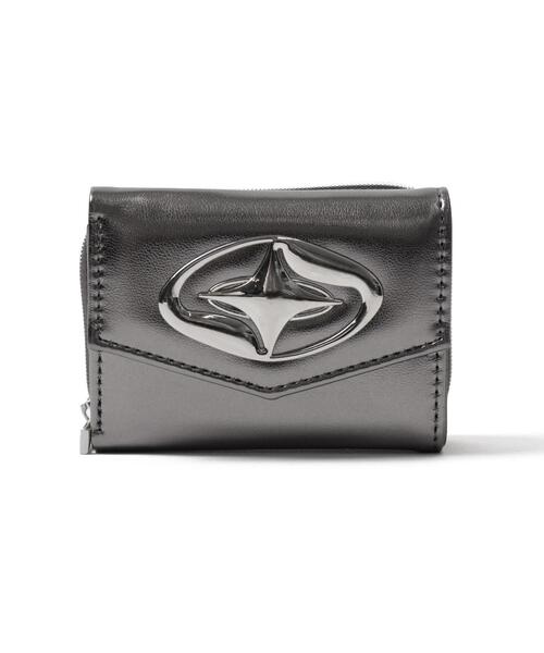 WEGO（ウィゴー）の「WEGO/BIGメタルパーツウォレット（財布・レディース・その他1/シルバー/ブラック/ブルー系その他/ブラック系その他・FREE）」の16枚目の写真