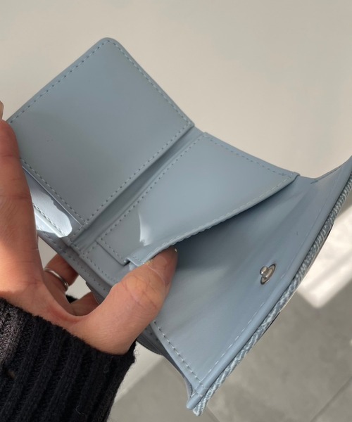 WEGO（ウィゴー）の「WEGO/BIGメタルパーツウォレット（財布・レディース・その他1/シルバー/ブラック/ブルー系その他/ブラック系その他・FREE）」の11枚目の写真