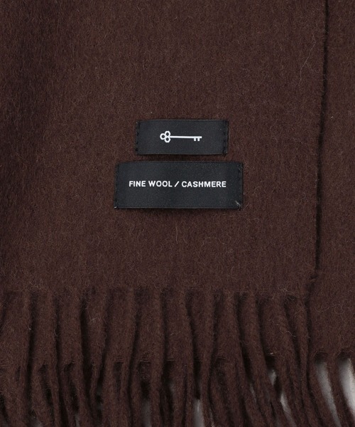 A part by（アパートバイ）の「カシミヤウールストール（ストール/ショール・レディース・ライトイエロー/グレー/ライトベージュ/ブラウン・FREE）」の19枚目の写真