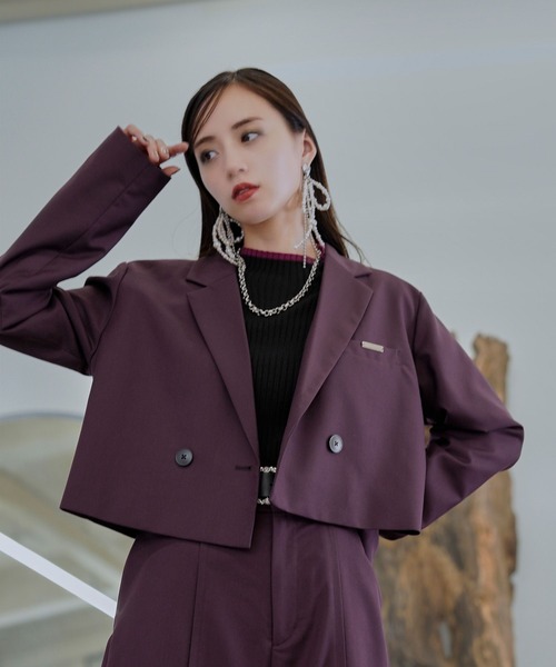 HARE(ハレ)の「スーチングセットアップ(HARE)(セットアップ・レディース・パープル/グレー/ブルー系その他・FREE)」の4枚目の写真