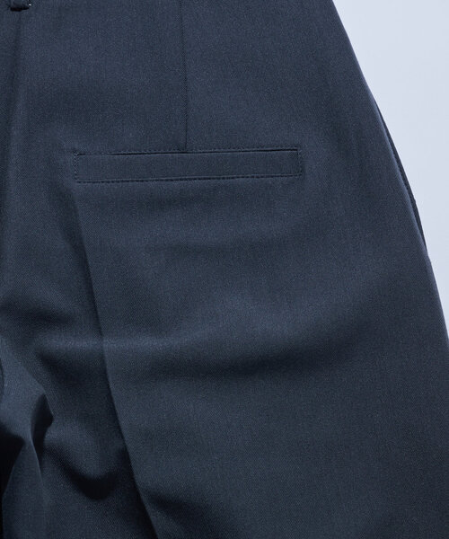 WHO'S WHO gallery（フーズフーギャラリー）の「【HiNT/ヒント】スタッズタックハーフスラックス（スラックス・レディース・ブラウン/ネイビー/グレー/チャコールグレー・FREE）」の18枚目の写真