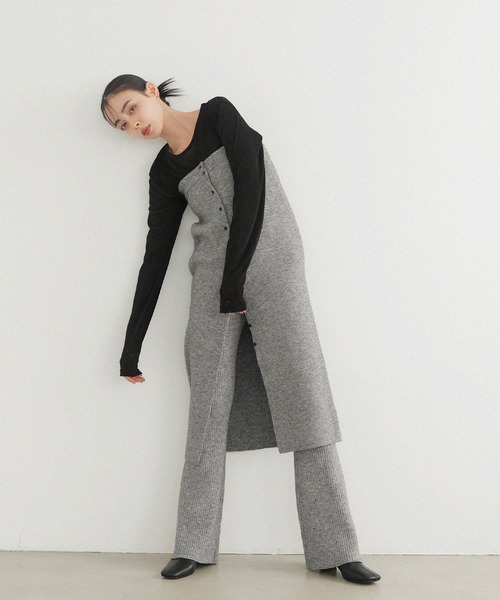 LIAN(リアン)の「2WAYニットスカートビスチェ(スカート・レディース・アイボリー/ブラック/グレー・FREE)」の11枚目の写真