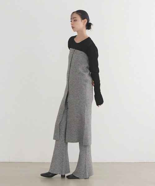 LIAN(リアン)の「2WAYニットスカートビスチェ(スカート・レディース・アイボリー/ブラック/グレー・FREE)」の12枚目の写真