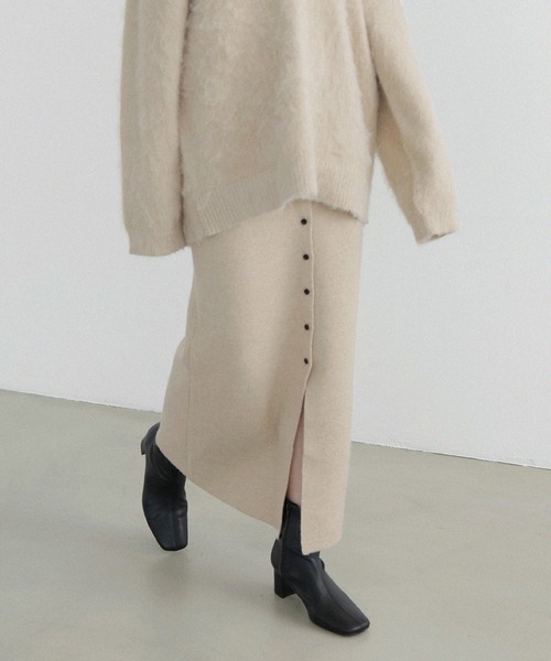 LIAN(リアン)の「2WAYニットスカートビスチェ(スカート・レディース・アイボリー/ブラック/グレー・FREE)」の17枚目の写真