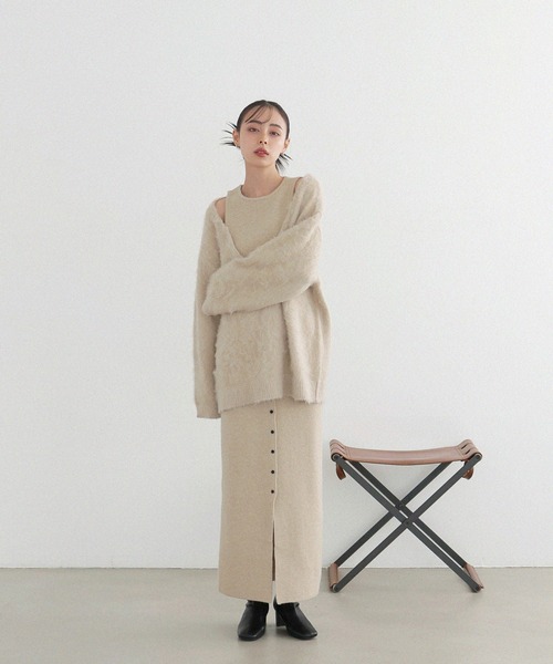 LIAN(リアン)の「2WAYニットスカートビスチェ(スカート・レディース・アイボリー/ブラック/グレー・FREE)」の20枚目の写真