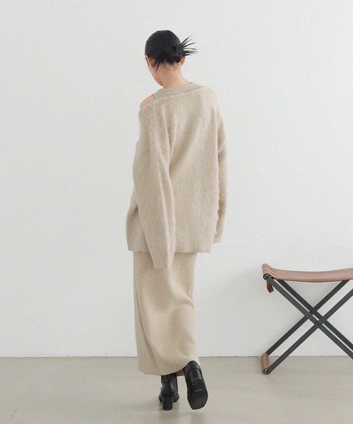 LIAN(リアン)の「2WAYニットスカートビスチェ(スカート・レディース・アイボリー/ブラック/グレー・FREE)」の21枚目の写真