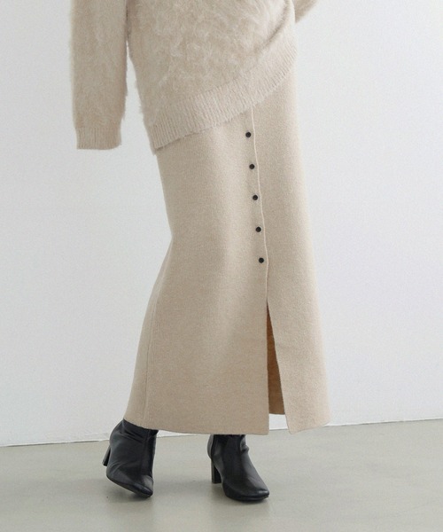 LIAN(リアン)の「2WAYニットスカートビスチェ(スカート・レディース・アイボリー/ブラック/グレー・FREE)」の16枚目の写真
