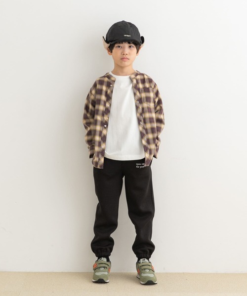 URBAN RESEARCH DOORS（アーバンリサーチドアーズ）の「『セットアップ対応』ダンボールニットスウェットパンツ(KIDS)（その他パンツ・キッズ・ブラック/ベージュ・105/120/135）」の8枚目の写真