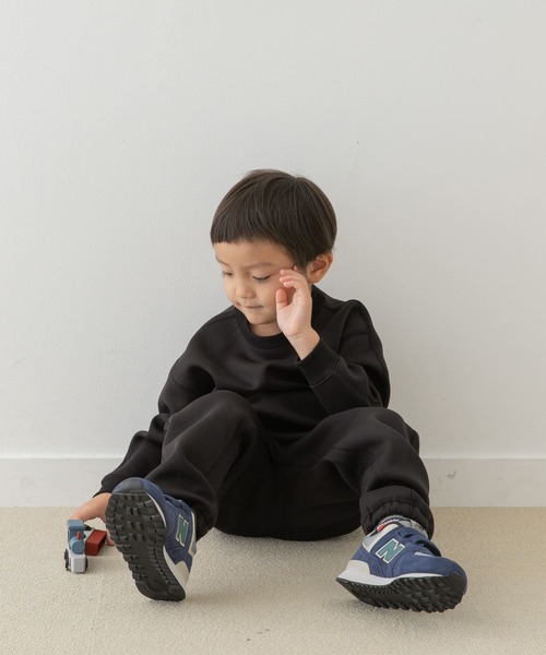 URBAN RESEARCH DOORS（アーバンリサーチドアーズ）の「『セットアップ対応』ダンボールニットスウェットパンツ(KIDS)（その他パンツ・キッズ・ブラック/ベージュ・105/120/135）」の12枚目の写真