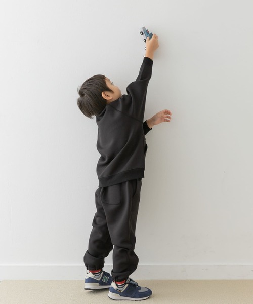 URBAN RESEARCH DOORS（アーバンリサーチドアーズ）の「『セットアップ対応』ダンボールニットスウェットパンツ(KIDS)（その他パンツ・キッズ・ブラック/ベージュ・105/120/135）」の15枚目の写真
