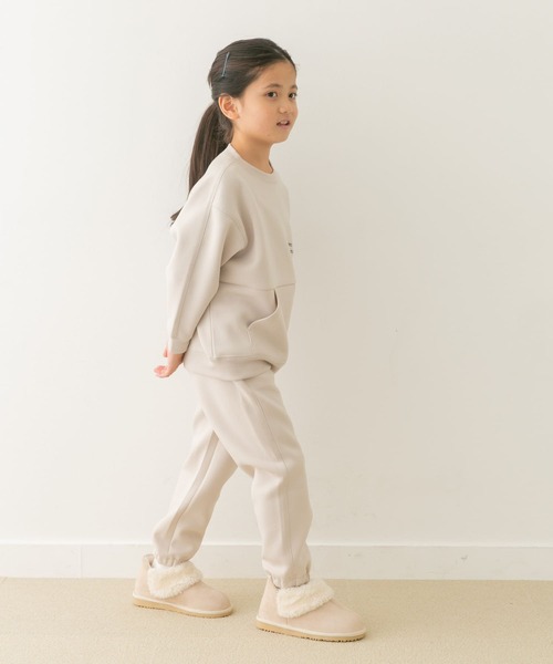 URBAN RESEARCH DOORS（アーバンリサーチドアーズ）の「『セットアップ対応』ダンボールニットスウェットパンツ(KIDS)（その他パンツ・キッズ・ブラック/ベージュ・105/120/135）」の18枚目の写真