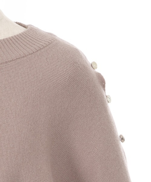 axes femme(アクシーズファム)の「2WAYケープ風ニットプルオーバー(ニット/セーター・レディース・ブラック/モカ/キナリ・FREE)」の13枚目の写真