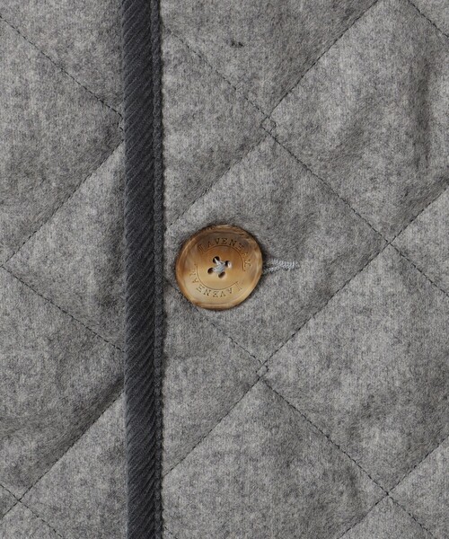LAVENHAM(ラベンハム)の「【別注】LAVENHAM DENSTON リサイクルウール キルティングコート(ステンカラーコート・メンズ・チャコールグレー/グレー/ネイビー・L/M/S)」の15枚目の写真
