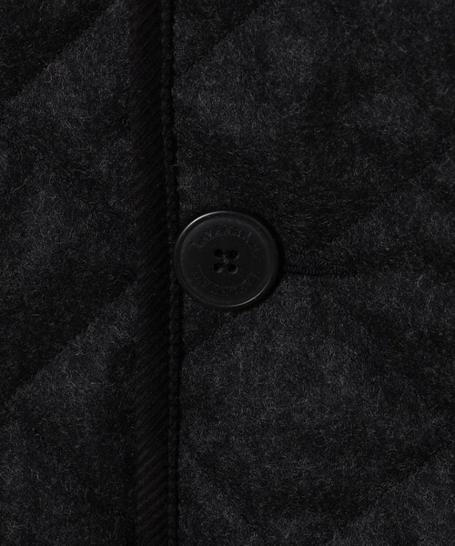 LAVENHAM(ラベンハム)の「【別注】LAVENHAM DENSTON リサイクルウール キルティングコート(ステンカラーコート・メンズ・チャコールグレー/グレー/ネイビー・L/M/S)」の16枚目の写真