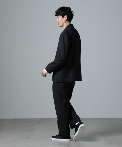 セール】ヘリンボーンストレートスラックス(セットアップ可