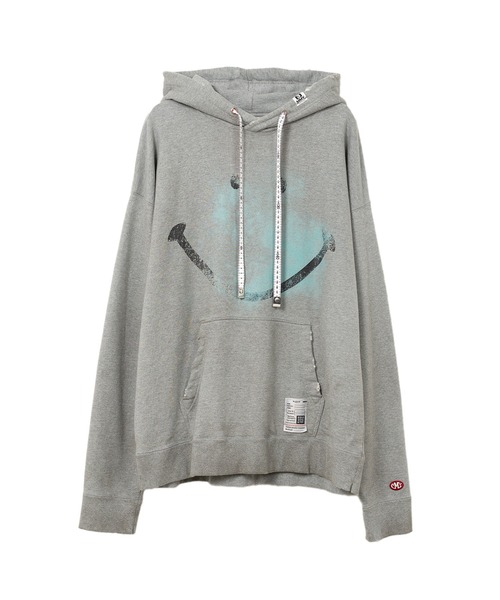 国内発送☆MIHARA YASUHIRO☆SmilyFace Print Distressed Hoodie Maison MIHARA YASUHIRO ONLINE STORE（ミハラヤスヒロ