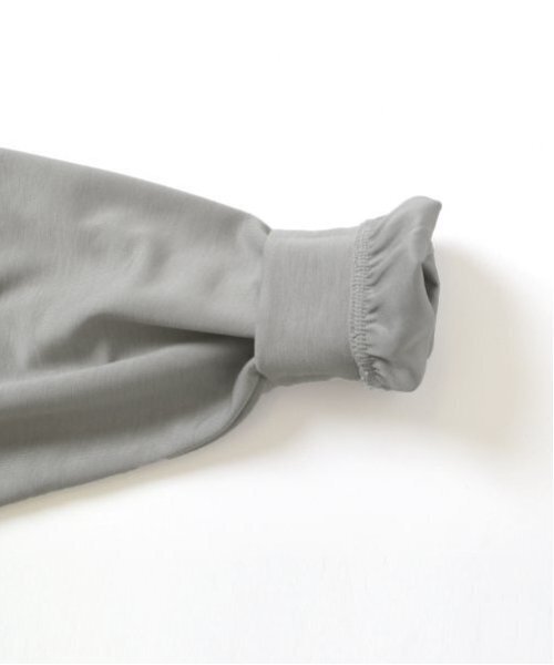 GLAZOS（グラソス）の「【大人向けサイズあり】【あったか保温/速乾】ダンボールニット・ハーフジッププルオーバー（スウェット・キッズ・ライトグレー/ブラック・LL/S/M/L）」の11枚目の写真