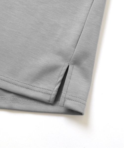 GLAZOS（グラソス）の「【大人向けサイズあり】【あったか保温/速乾】ダンボールニット・ハーフジッププルオーバー（スウェット・キッズ・ライトグレー/ブラック・LL/S/M/L）」の12枚目の写真