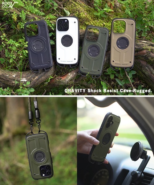 ROOT CO.（ルート）の「iPhone 17/17Pro/16/16 Pro/15/14/13 専用 ROOT CO. GRAVITY Shock Resist Case Rugged. 耐衝撃 スマホケ－ス（スマホケース/カバー・メンズ・ホワイト/ブラック/カーキ/アッシュブラウン/イエロー・iPhone 16 Pro/iPhone 16/iPhone 13/14/15/iPhone 17/iPhone 17 Pro）」の15枚目の写真
