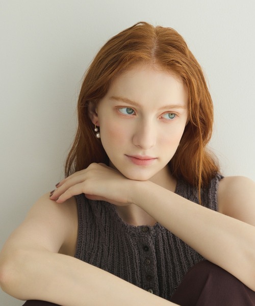 CENE（セネ）の「【CENE】セネ/ダブルパールピアス（ピアス（両耳用）・レディース・ゴールド/シルバー・FREE）」の7枚目の写真