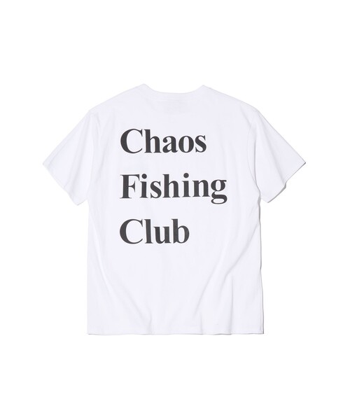 Chaos Fishing Club(カオスフィッシングクラブ)の「Chaos Fishing Club / Logo T-Shirt S/S(Tシャツ/カットソー・メンズ・ブラック/ライトブルー/ホワイト・M/L/XL)」の2枚目の写真