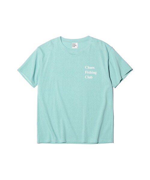 Chaos Fishing Club(カオスフィッシングクラブ)の「Chaos Fishing Club / Logo T-Shirt S/S(Tシャツ/カットソー・メンズ・ブラック/ライトブルー/ホワイト・M/L/XL)」の3枚目の写真