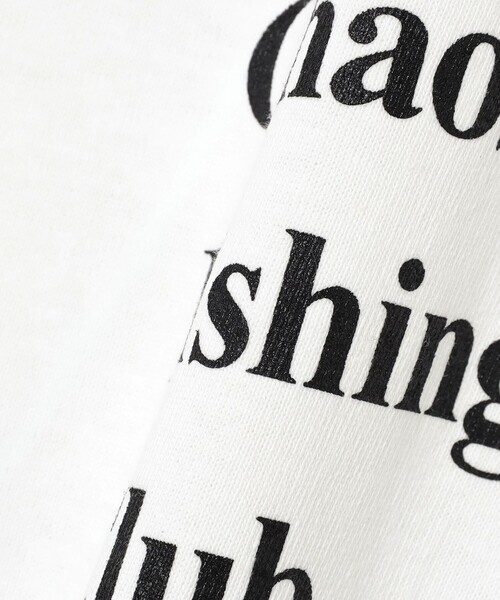 Chaos Fishing Club(カオスフィッシングクラブ)の「Chaos Fishing Club / Logo T-Shirt S/S(Tシャツ/カットソー・メンズ・ブラック/ライトブルー/ホワイト・M/L/XL)」の8枚目の写真