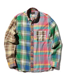 BEAMS PLUS | パネル マドラス チェック ボタンダウン シャツ(シャツ/ブラウス)
