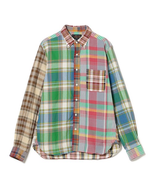 BEAMS PLUS(ビームスプラス)の「パネル マドラス チェック ボタンダウン シャツ(シャツ/ブラウス・メンズ・その他・M/XS/S/L/XL)」の6枚目の写真