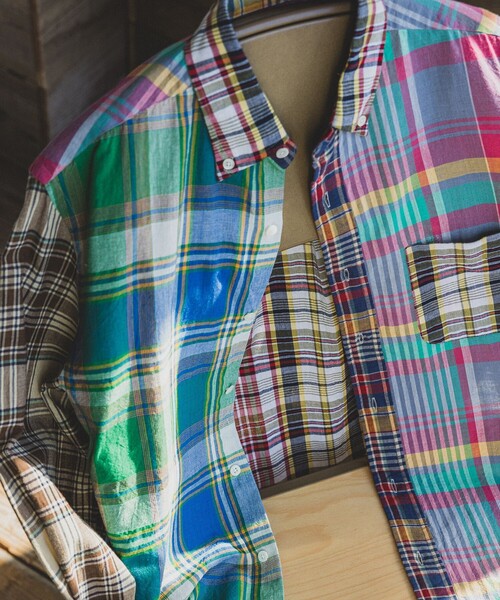 BEAMS PLUS(ビームスプラス)の「パネル マドラス チェック ボタンダウン シャツ(シャツ/ブラウス・メンズ・その他・M/XS/S/L/XL)」の1枚目の写真