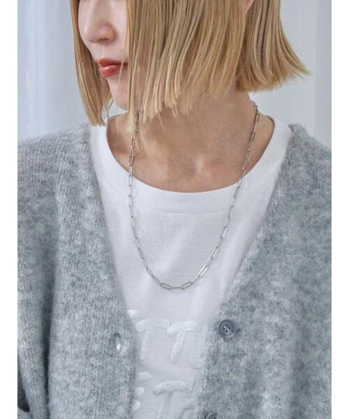 Samansa Mos2 blue（サマンサモスモスブルー）の「◎アソートシャギーニットカーディガン（カーディガン/ボレロ・レディース・オレンジ/ダークブラウン/サックスブルー/グレー・F）」の10枚目の写真