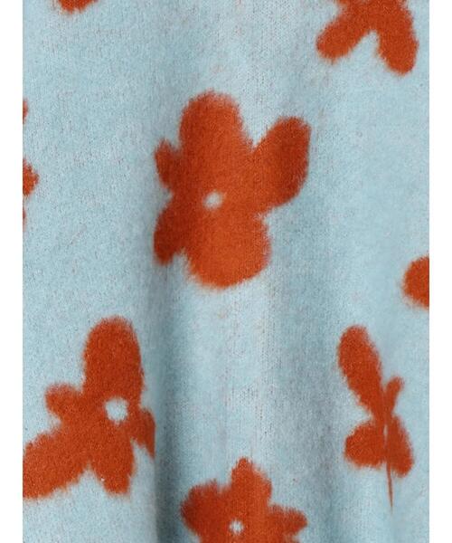 Samansa Mos2 blue（サマンサモスモスブルー）の「◎アソートシャギーニットカーディガン（カーディガン/ボレロ・レディース・オレンジ/ダークブラウン/サックスブルー/グレー・F）」の17枚目の写真